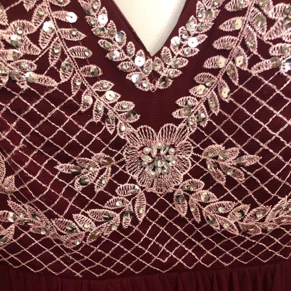 Formal Beaded Gown - Picture 3 of 5